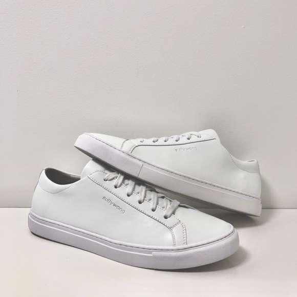 Sully Wong Other - SULLY WONG VEGAN LEATHER WHITE SNEAKERS
